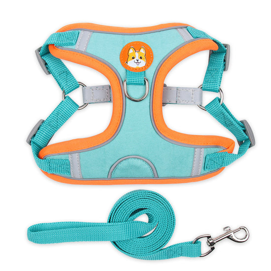 Reflective Dog and Cat Harness with Soft Mesh Strap